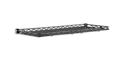 Metro Super Erecta Industrial Wire Cantilever Shelf, Smoked Glass