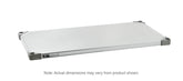 Metro Super Erecta Solid Shelf, Galvanized Steel