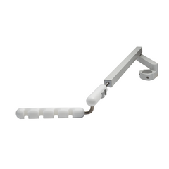 Telescoping Assistant's Arm, 4 Position, White