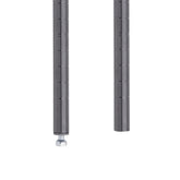 Metro Super Erecta SiteSelect Industrial Wire Shelving Post, Smoked Glass