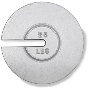 Weight CI Slot 25lb CL5 Accrd TR