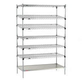Metro EZ-ADD Two-Bin Kanban Stationary Shelving Unit