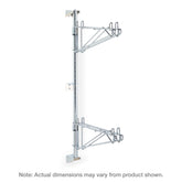 Metro Super Erecta Post-Type Wall Mount Mid Unit Kit
