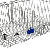 Metro Super Erecta Basket Shelving Divider, Chrome