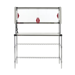 Metro Super Erecta Hot Workstation with Enclosed Stainless Steel Heated Shelf