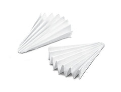 150 mm Green Dot Quantitative Folded Filter Papers / Grade 390