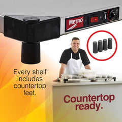 Metro Super Erecta Hot Stainless Steel Heated Shelf