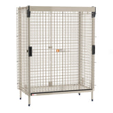 Metro MetroMax Stationary Security Shelving Unit with SlideSecure Sliding Door