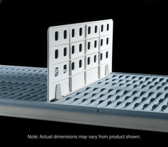 Metro 8" Light Duty Shelf Divider for Industrial Wire and Plastic Grid Shelving