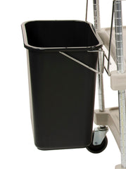 Metro myCart Series Wastebasket and Holder