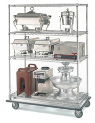 Metro Super Erecta Industrial Wire Shelving Truck Cart