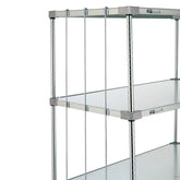 Metro Rods and Tabs for Super Erecta Industrial Solid Shelving