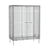Metro Super Erecta Stationary Security Shelving Unit, Chrome