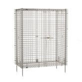 Metro Super Erecta Stationary Security Shelving Unit, Stainless Steel