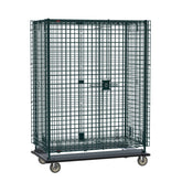 Metro Super Erecta Heavy-Duty Mobile Security Shelving Unit, Metroseal Green Epoxy