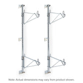 Metro Super Erecta Post-Type Wall Mount End Unit Kit