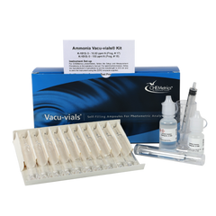 CHEMetrics® Vacu-vials® Test Kit Ammonia (0-10.00 ppm & 0-150 ppm)