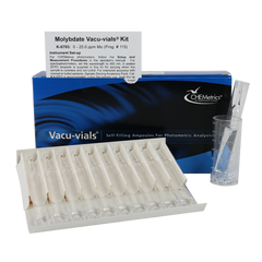 CHEMetrics® Vacu-vials® Test Kit Molybdate (0-25.0 ppm)