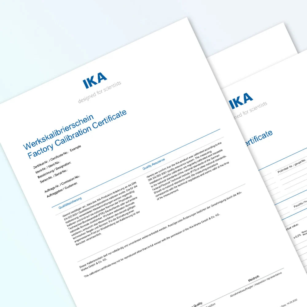 Factory Calibration Certificate ANA