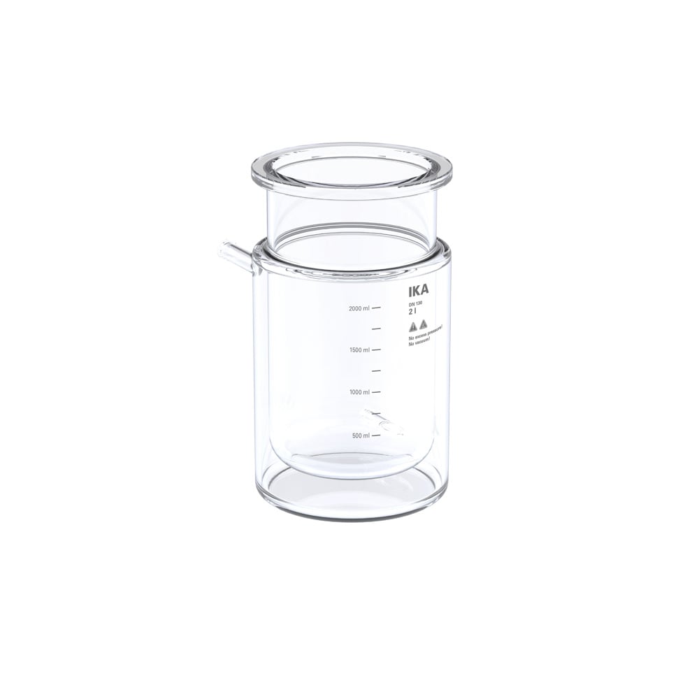 HA.gv.dw.2 Glass vessel, double-wall, for 2 l