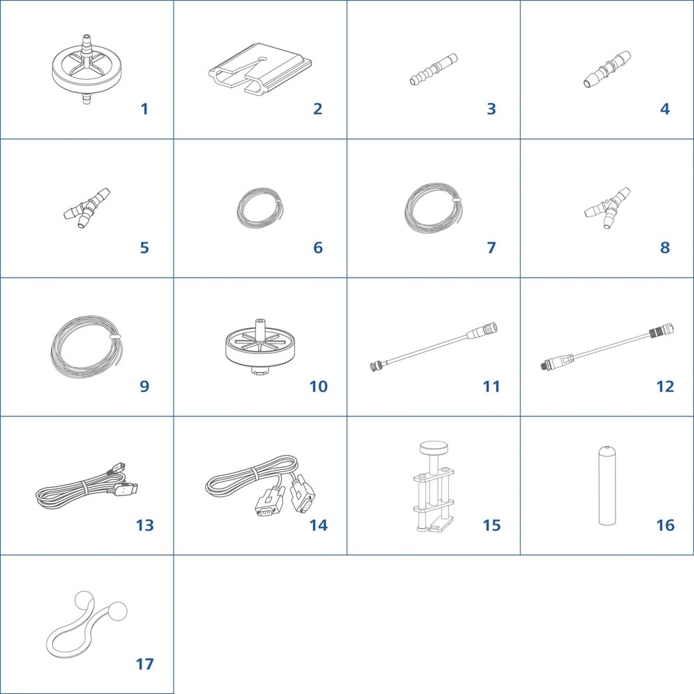 HA.cab.sw Cable & tube set, for single-wall vessels