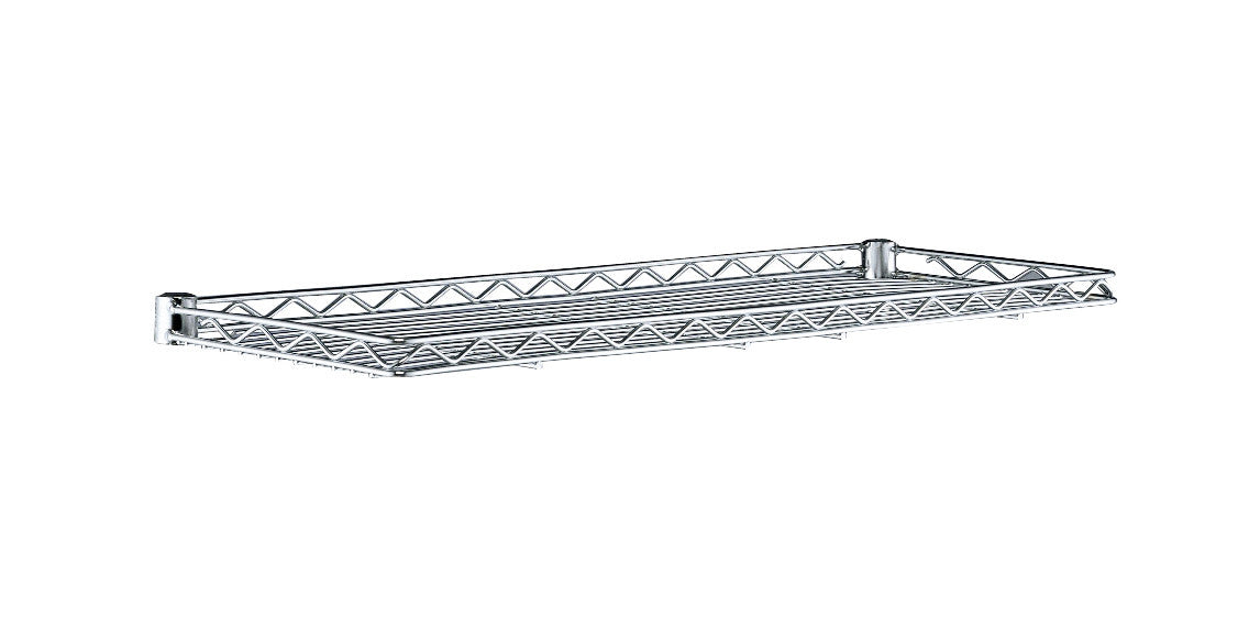 Metro Super Erecta Industrial Wire Cantilever Shelf, Chrome