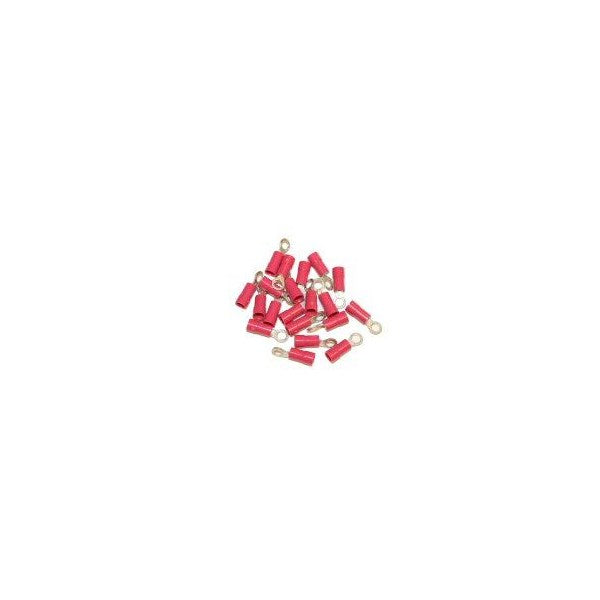 Wire Connector, #4 Ring, Insulated, 22-18 AWG; Pkg of 20