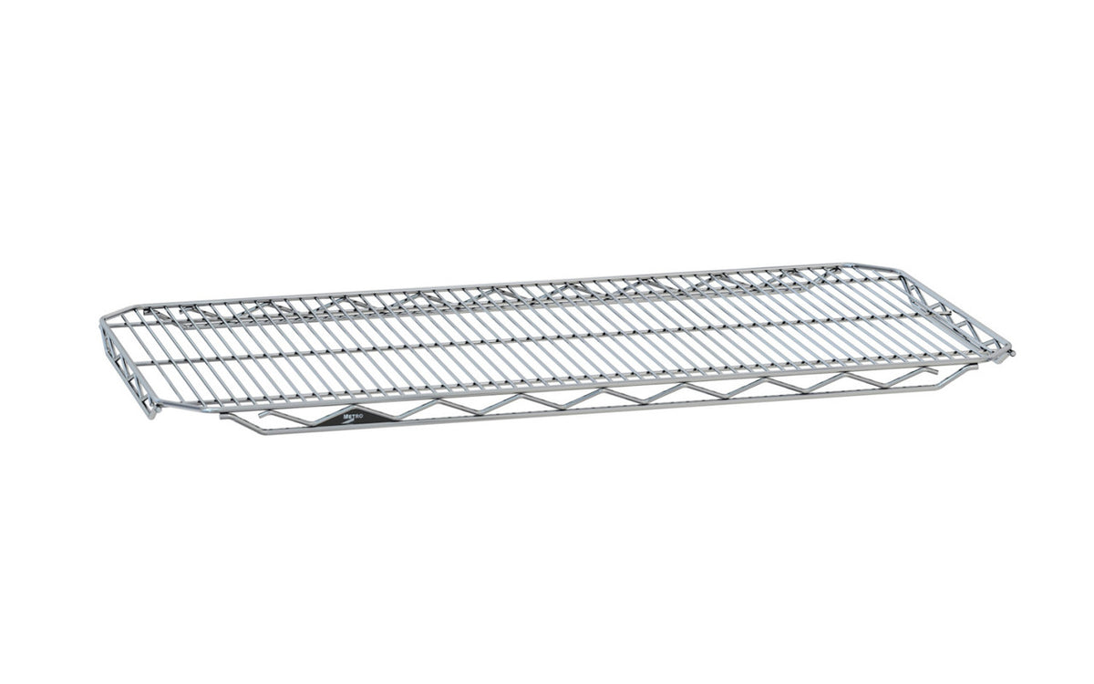 Metro qwikSLOT Wire Display Shelf, Chrome