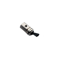 Toggle Valve, Momentary, 3-Way, Normally Closed, Black