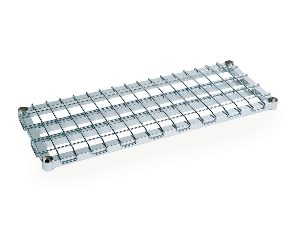 Metro Super Erecta Heavy-Duty Dunnage Shelf, Stainless Steel