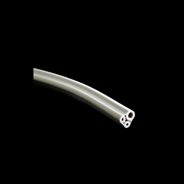 HP Tubing, 3 Hole w/CT, Asepsis Coiled Gray