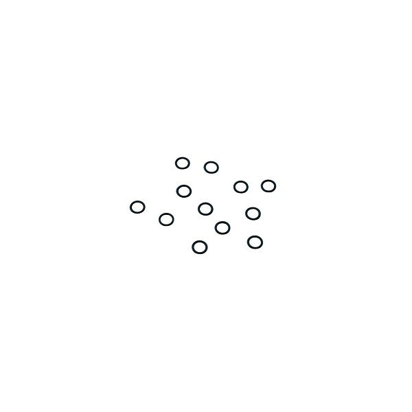O-Ring, Viton, .145 I.D. X .070 Width, -007; Pkg of 12