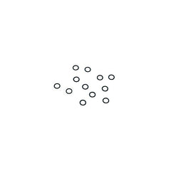 O-Ring, Viton, .145 I.D. X .070 Width, -007; Pkg of 12