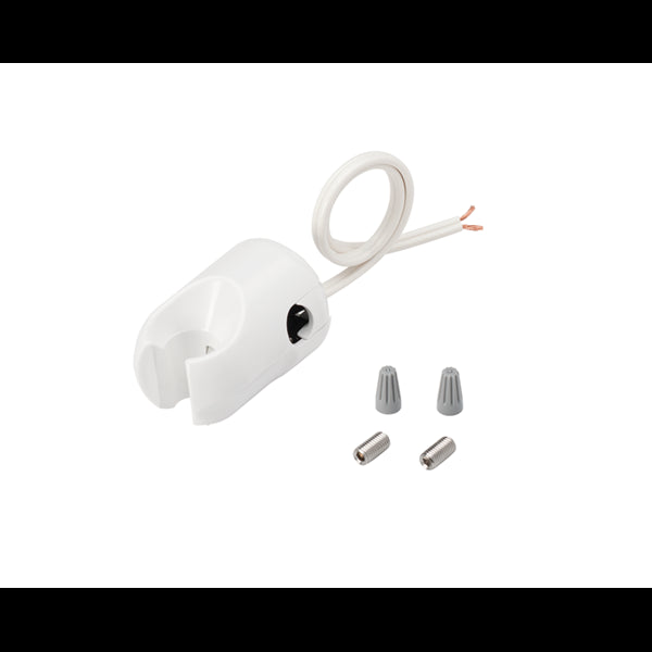 Holder, Electric Auto, Molded, Normally Open, White