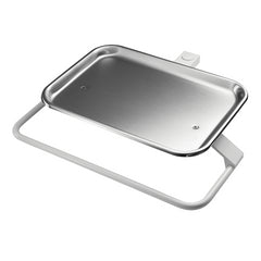 Tray, Folding Rigid Arm Mounted, White