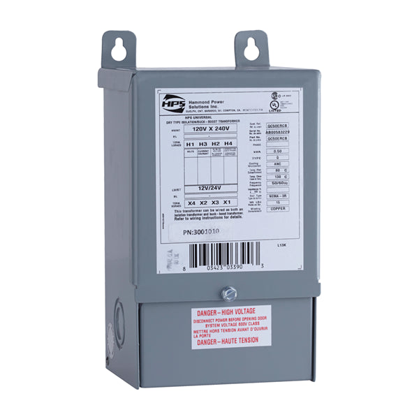 Single Phase 5000 VA, 120/240/V-12/24, 50/60 Hz
