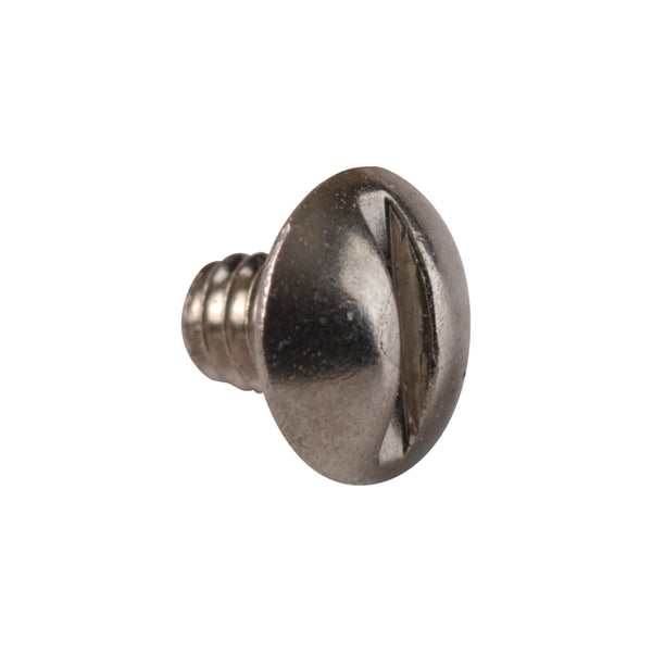 Screw, Slotted Truss Head, 2-56 x 1/8, Stainless Steel; Pkg of 10