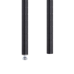 Metro Super Erecta SiteSelect Industrial Wire Shelving Post, Black