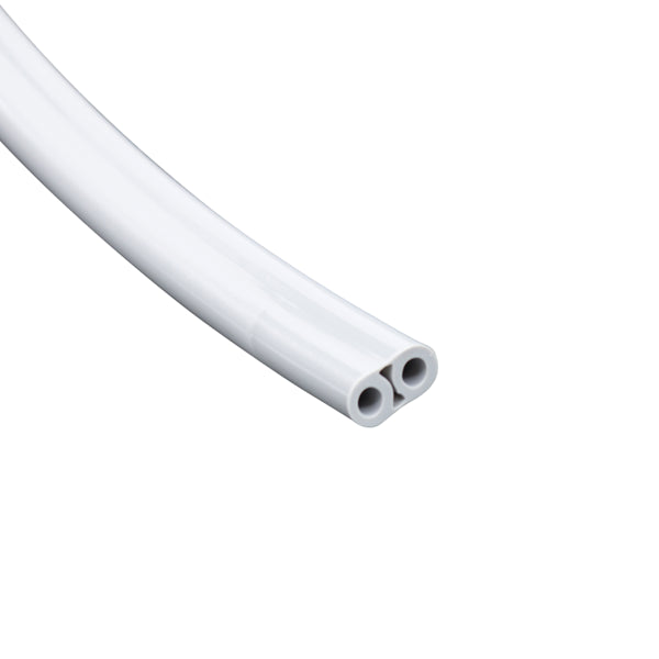 FC Tubing, 2 Hole, Poly Asepsis Gray; Roll of 100ft