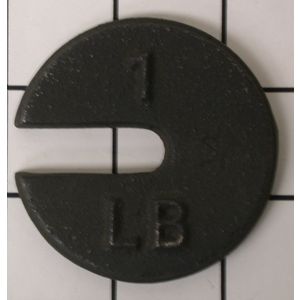 Weight Set, 1lb, Attach, AVP