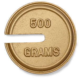 Weight 1P CI Slot 500g CL7 Accrd TR