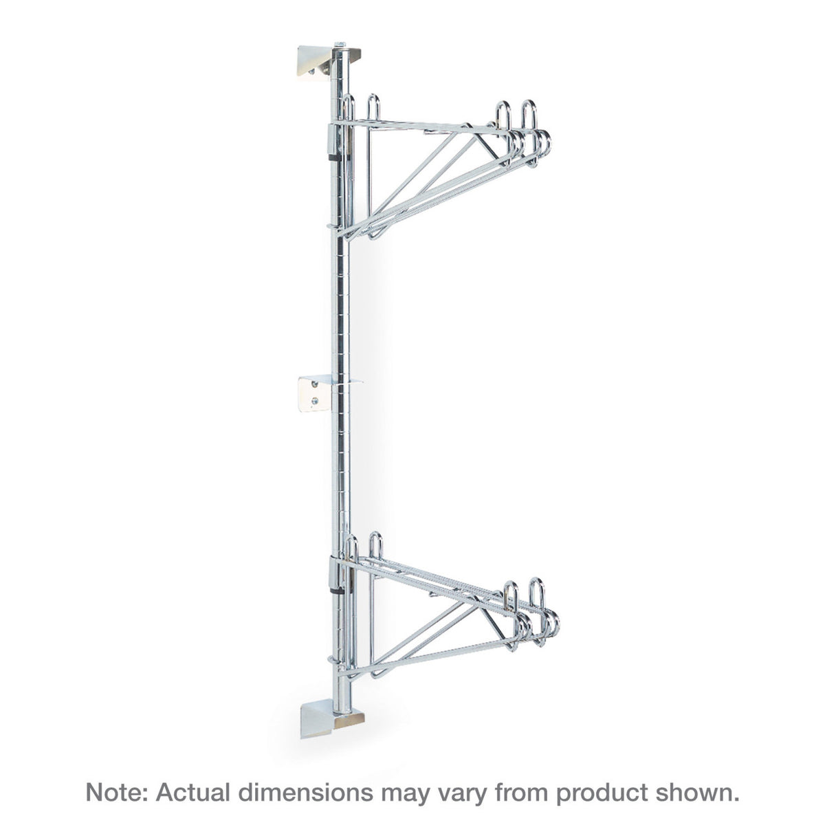 Metro Super Erecta Post-Type Wall Mount Mid Unit Kit