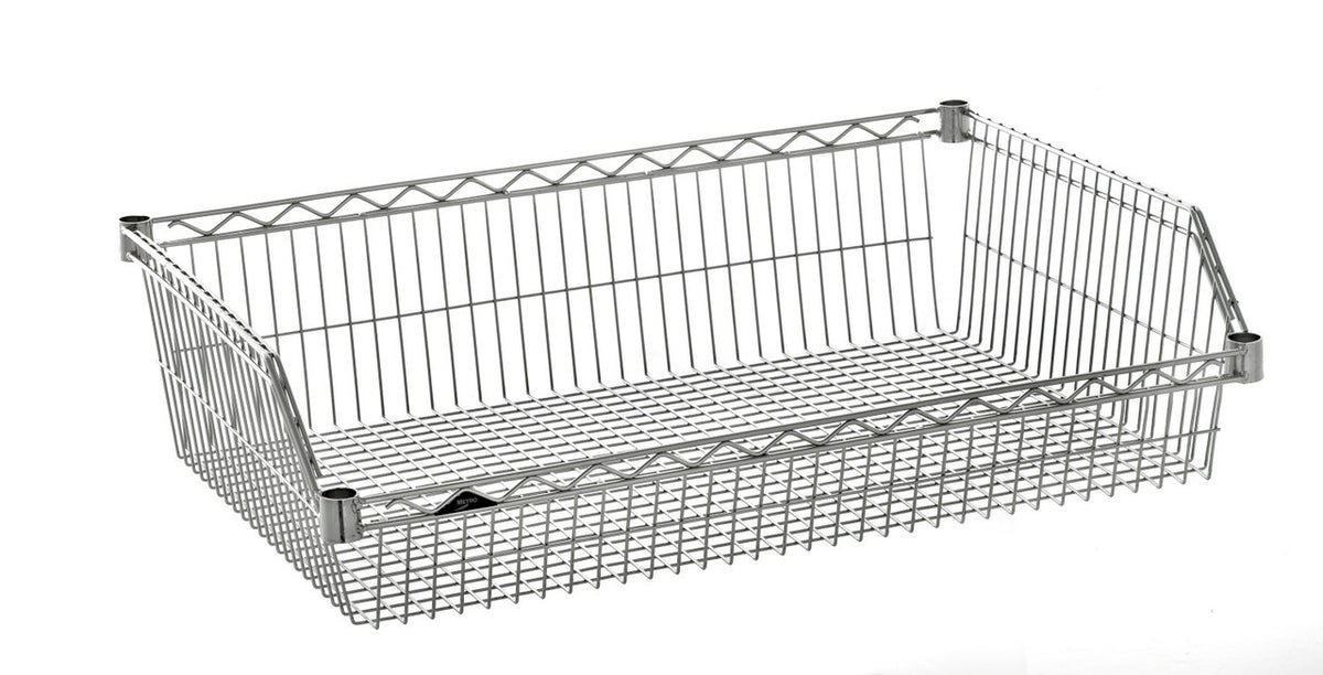 Metro Super Erecta Basket Shelving, Chrome