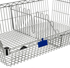 Metro Super Erecta Basket Shelving Divider, Chrome