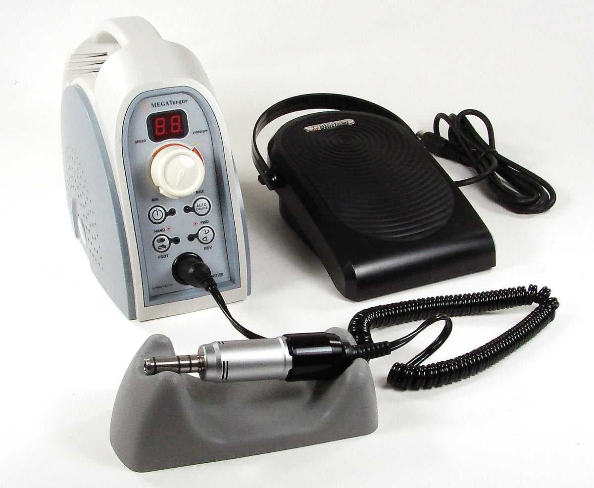 VECTOR Electric E-Type Lab Handpiece Set with Variable Speed Foot Pedal