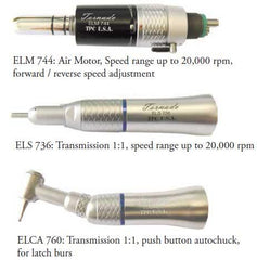 ELK-700-M4 Tornado Push Button Low Speed Handpiece Set