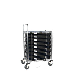 Metro Side-Load ESD Safe Electronics Tray Transport Racks