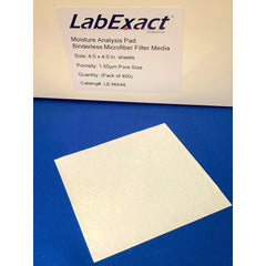 وسادات Tremont LabExact® LE-MA44X2 - Moist Analyze GLS FBR، مقاس 4x4 بوصة، 400/عبوة، 40 عبوة/علبة