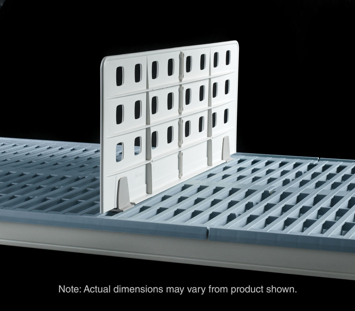 Metro 8" Light Duty Shelf Divider for Industrial Wire and Plastic Grid Shelving