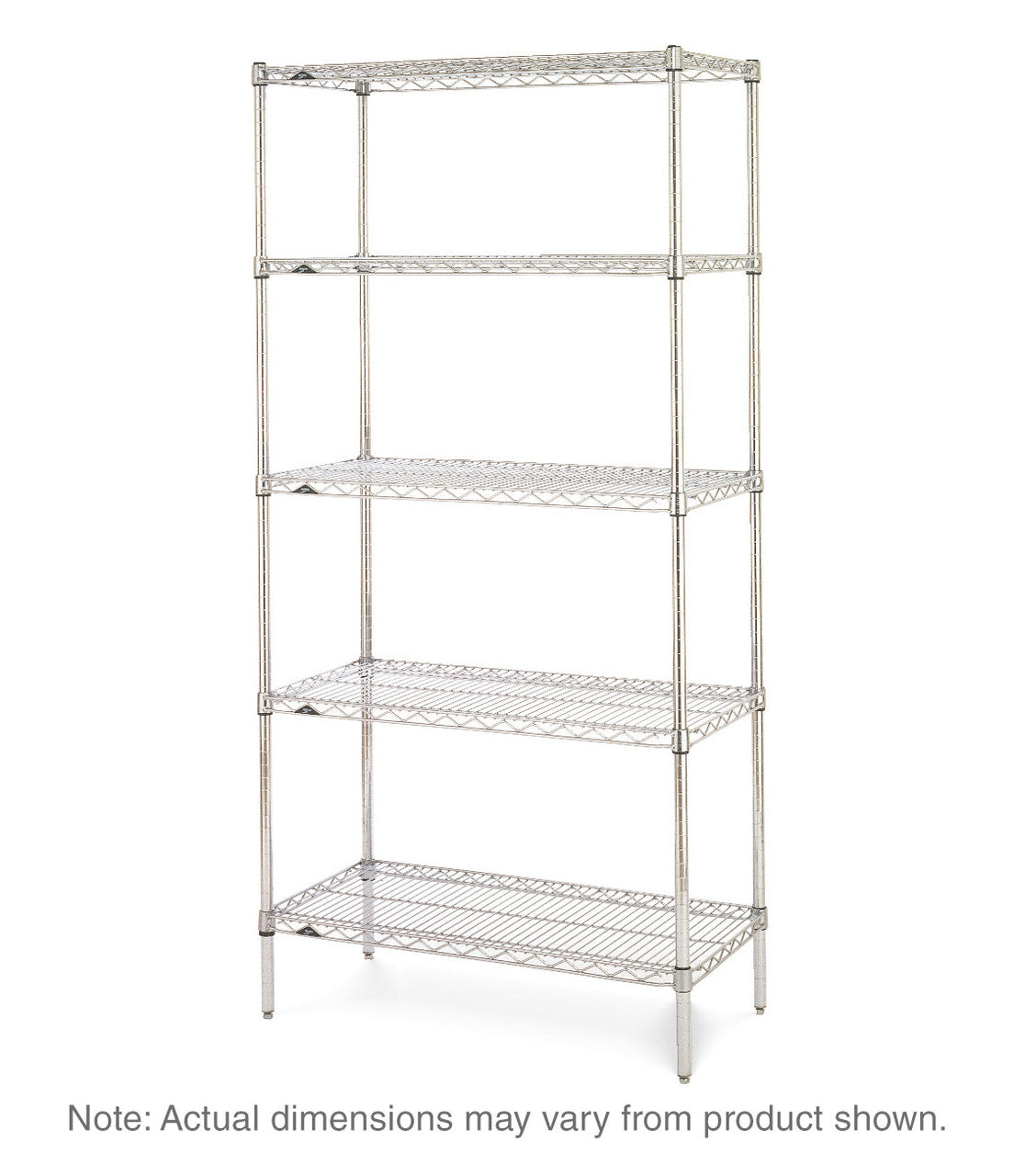 Metro Super Erecta Industrial Wire Shelving Starter Unit, Chrome